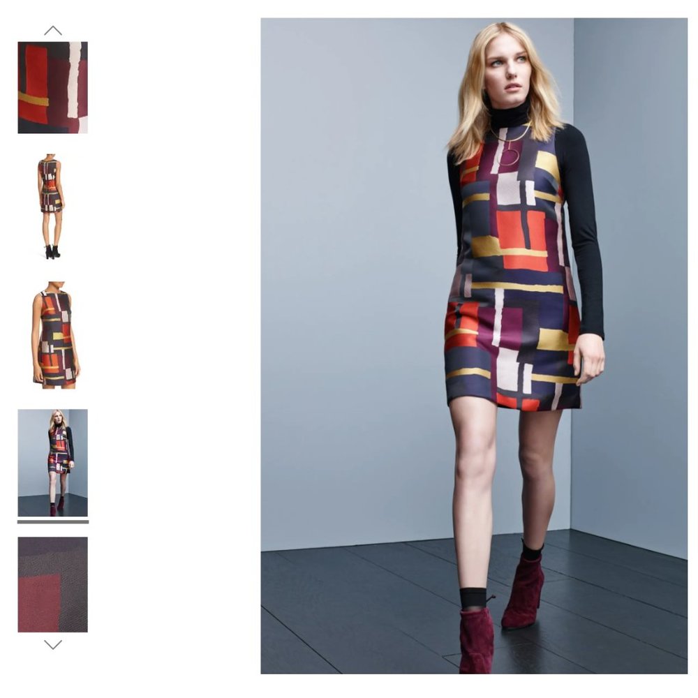 alice + olivia 'Clyde' Sleeveless A-Line Dress